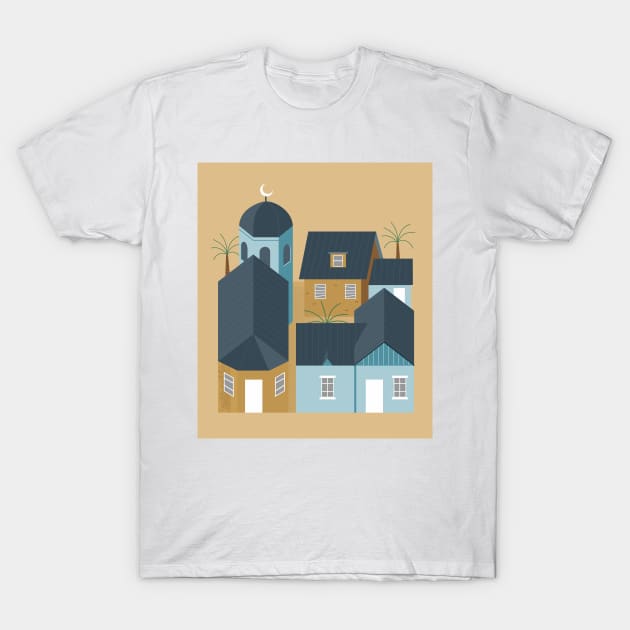 Muslim Town T-Shirt by Zakaria Azis